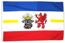 MM Mecklenburg-Vorpommern Flagge/Fahne, 150 x 90 cm, wetterfest, mehrfarbig, 16195