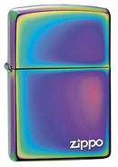 Zippo FeuerzeugÂ ÂÂ mit Logo, Messing, Spectrum, 3,5x1x5,5 cm