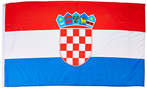 Flaggenking Kroatien Flagge/Fahne, mehrfarbig, 150 x 90 x 1 cm, 17010