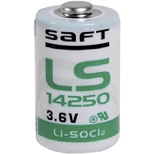 SAFT 3,6V Lithium-Batterie - LS14250, 1/2AA, 1200mAh