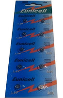 10 x AG0 Alkaline button cell batteries - G0 LR63 LR521 SR521W 379 type