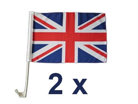 2x Autofahne PKW Flagge Großbritannien