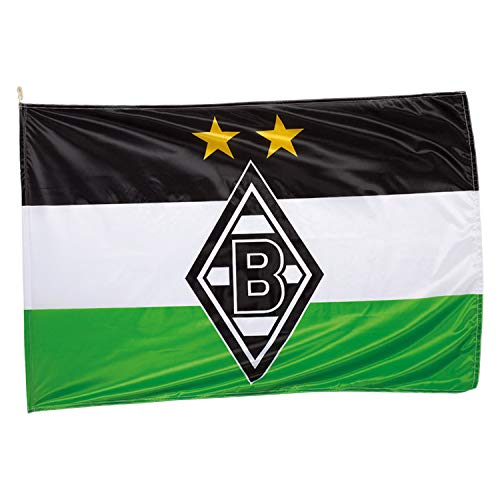 Unbekannt VFL Borussia Mönchengladbach Herren Borussia Mönchengladbach-Fohlenelf-Artikel-Hissfahne Raute-150 x 100 cm Flagge, Mehrfarbig