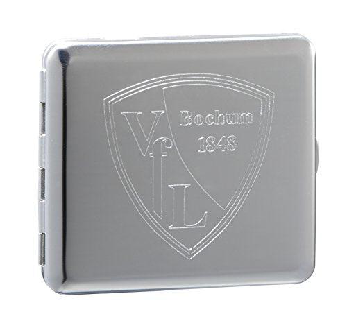 MM 27.2113 Zigarettenetui VFL Bochum Logo groß graviert, chrom poliert