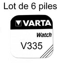 Knopfzelle Uhren-Knopfzelle varta 335 SR512SW 1.55 V-Set, 6 Akkus