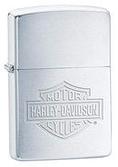 Orig. Zippo Harley Davidson Motorcycles, Bar & Shield