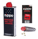 ORIGINAL ZIPPO -Zubehör-Set ,Nachfüll-Komponenten Benzin+Flints+Docht