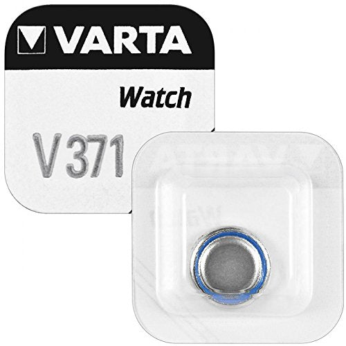Varta Knopfzelle Silberoxid - Uhrenbatterien 1 Stück Blister - (V371/SR69)