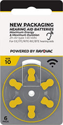 60 x Rayovac Hörgerätbatterie size 10 Extra hearing aid zinc air