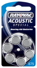 Varta Rayovac Acoustic Special 675 AU Uhrenbatterie (1,4V, 640mAh, 10x 6-er Blister)