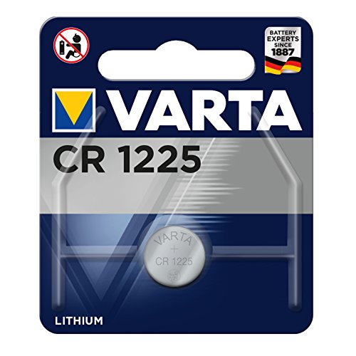 VARTA Batterien Electronics CR1225 Lithium Knopfzelle 1er Pack Knopfzellen in Original 1er Blisterverpackung