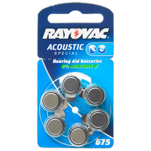Rayovac Hörgeräte-Batterien V675AT Hörgeräte Batterien