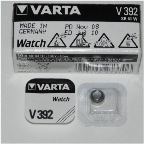 Varta Batterie Uhrenbatterie Knopfzelle V392 SR41