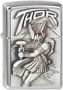 Zippo Feuerzeug 1300098 Viking Thor Emblem Benzinfeuerzeug, Messing