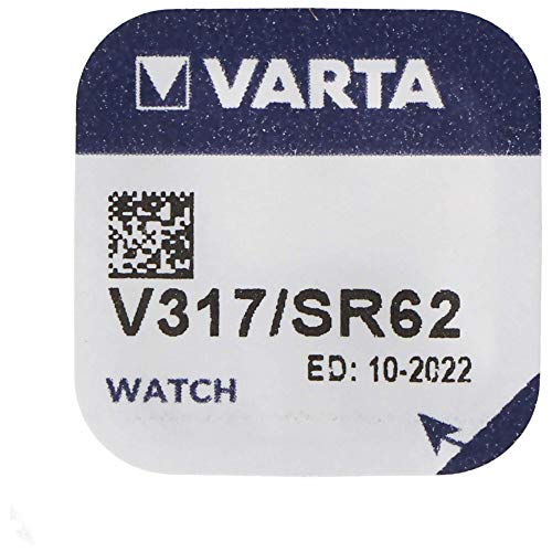 Varta V317 Household Battery Single-use Battery Siler-Oxid (S) 1,55 V - Batterien (Single-use Battery, Siler-Oxid (S), 1,55 V, 8 mAh, Silber, 5,8 mm)