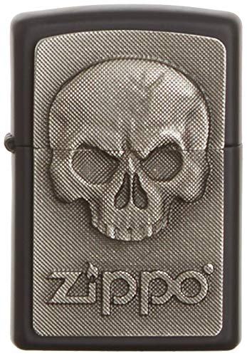 Zippo Herren Feuerzeug 2003546 Phantom Skull Emble Benzinfeuerzeug