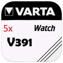 Varta Knopfzellen - V391 Lot de 5