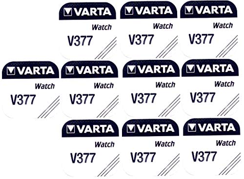 10 x VARTA V377 SR626SW AG 4 V 377 Uhrenbatterie 626 Knopfzelle Armbanduhr