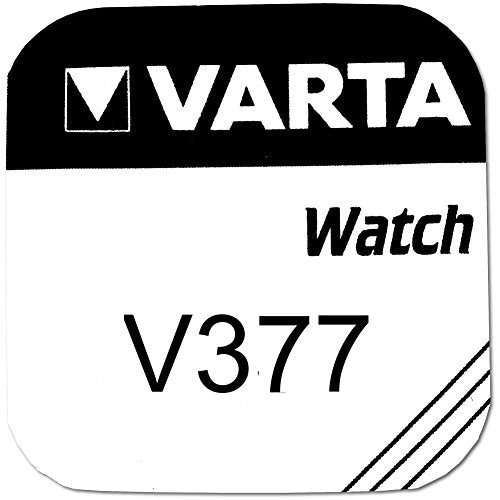 Varta Watches Knopfzellen Sealed Lead Acid x V377 (VRLA) 1,55 V Batterien Battery  Batterien Akkus (Sealed Lead Acid (VRLA), 1,55 V, 27 mAh, 0,39 G)