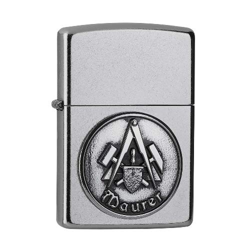 Zippo Street chrom Maurer Emblem