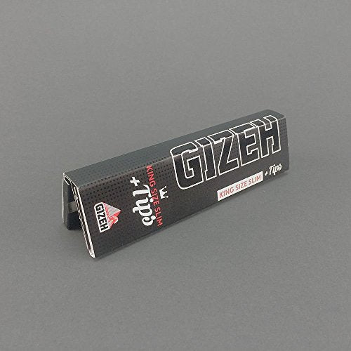 Papers Gizeh Black King Size Slim + Tips