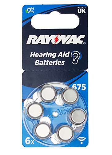 Rayovac Acoustic Special AU 675 Uhrenbatterie (640 mAh, 6er Blister)