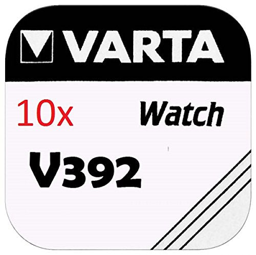 10 x VARTA V392 Knopfzelle 1,5 Volt V 392 Batterie SR41 LR 736 Uhrenbatterie AG 3