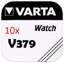 10 x VARTA V379 Knopfzelle 1,5 Volt V 379 Batterie SR 521 Uhrenbatterie AG 0