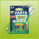 8x Varta Power Accu ready2use NiMH Akku AA Mignon 2100 mAh 56706 - 8er Sparpaket