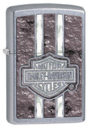 Zippo Harley Davidson-Street Chrome-Spring 2017 Feuerzeug, Silber, 5.8 x 3.8 x 2 cm
