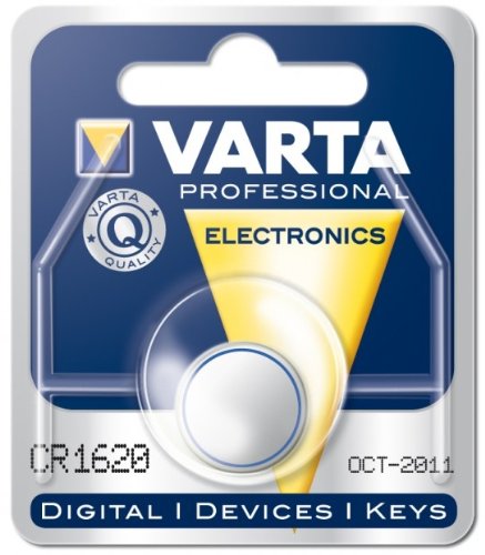 Varta Knopfzellenbatterie Electronics CR1620 Lithium