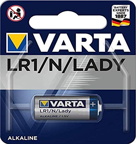 VARTA Batterien Electronics LR1/N/Lady 1er Pack Alkaline Zelle 1er Pack in Original 1er Blisterverpackung