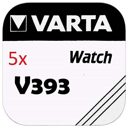 VARTA KNOPFZELLEN 393 SR754W (5 Stück, V393)