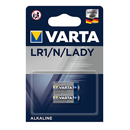 VARTA Batterien Electronics LR1/N/Lady 1er Pack Alkaline Zelle 2er Pack in Original 1er Blisterverpackung