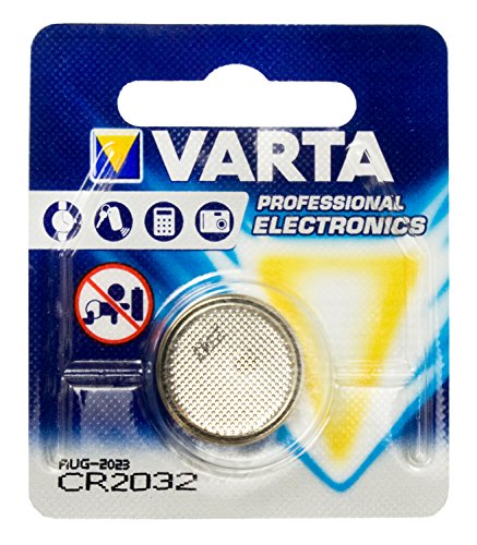 VARTA Batterien Electronics CR2032 Lithium Knopfzelle 3V Batterie 1er Pack Knopfzellen in Original 1er Blisterverpackung