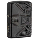 Zippo Harley-Davidson Armor Black Matt 2020 Collectible Pocket Feuerzeug, One Size