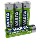 VARTA Rechargeable Accu Ready2Use vorgeladener AA Mignon Ni-Mh Akku (4er Pack. 2100 mAh) , wiederaufladbar ohne Memory-Effekt - sofort einsatzbereit