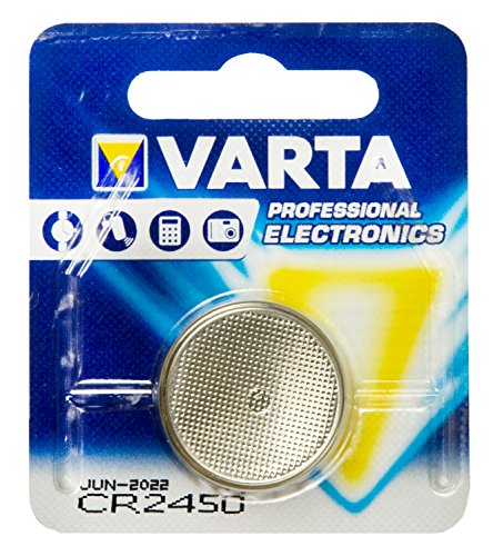 VARTA Batterien Electronics CR2450 Lithium Knopfzelle 1er Pack Knopfzellen in Original 1er Blisterverpackung