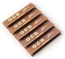 OCB Virgin King Size Slim UNBLEACHED papier à rouler - 5 booklets (160 papers)