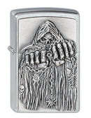 Original Zippo Skull - Grim Reaper - Game over - Emblem