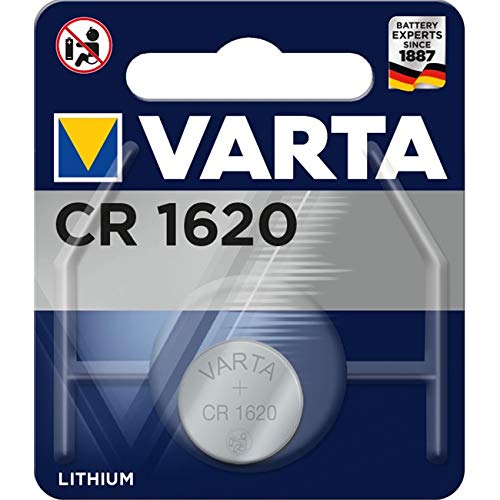 Lithium-Knopfzelle VARTA CR 1620, 70mAh, 3V, 1er Blister