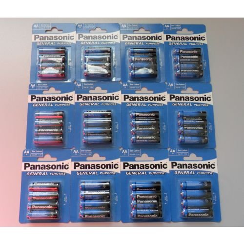 Panasonic Mignon AA Batterien 12x 4er Pack = 48 Stück / 1,5 Volt / R6 / Size M