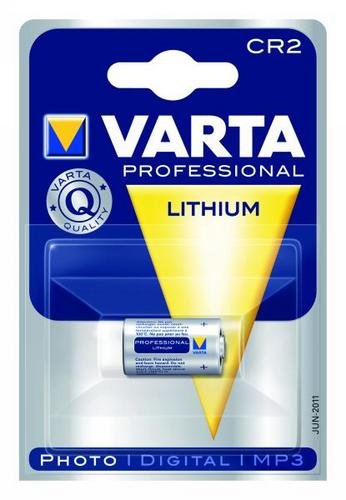 Lithium-Photobatterie VARTA CR 2, 1er Blister