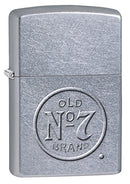 Zippo Jack Daniels-Street Chrome-Spring 2017 Feuerzeug, Silber, 5.8 x 3.8 x 2 cm