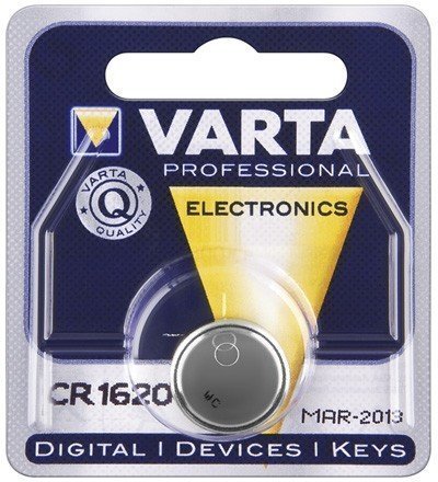 VARTA Batterie Lithium CR1620 6620 1er-bulk