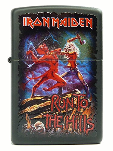 Zippo Iron Maiden Feuerzeug, Chrom, Silber, 6 x 3.8 x 1.8 cm