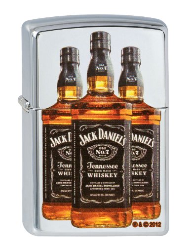 Zippo 2.003.107 Feuerzeuge Jack Daniel's Bottles - Collection 2013 - Chrom hoch glänzend