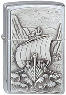 Zippo Feuerzeug 1300093 Viking Fjord Emblem Benzinfeuerzeug, Messing