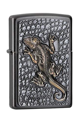 Zippo Gecko Emblem - 2006317 - Gray Dusk - Spring 2019