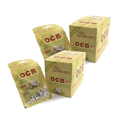 OCB Organic Slim Drehfilter Feinfilter 20x120 Filter Eindrehfilter 6mm